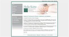 Desktop Screenshot of heike-kainz.de